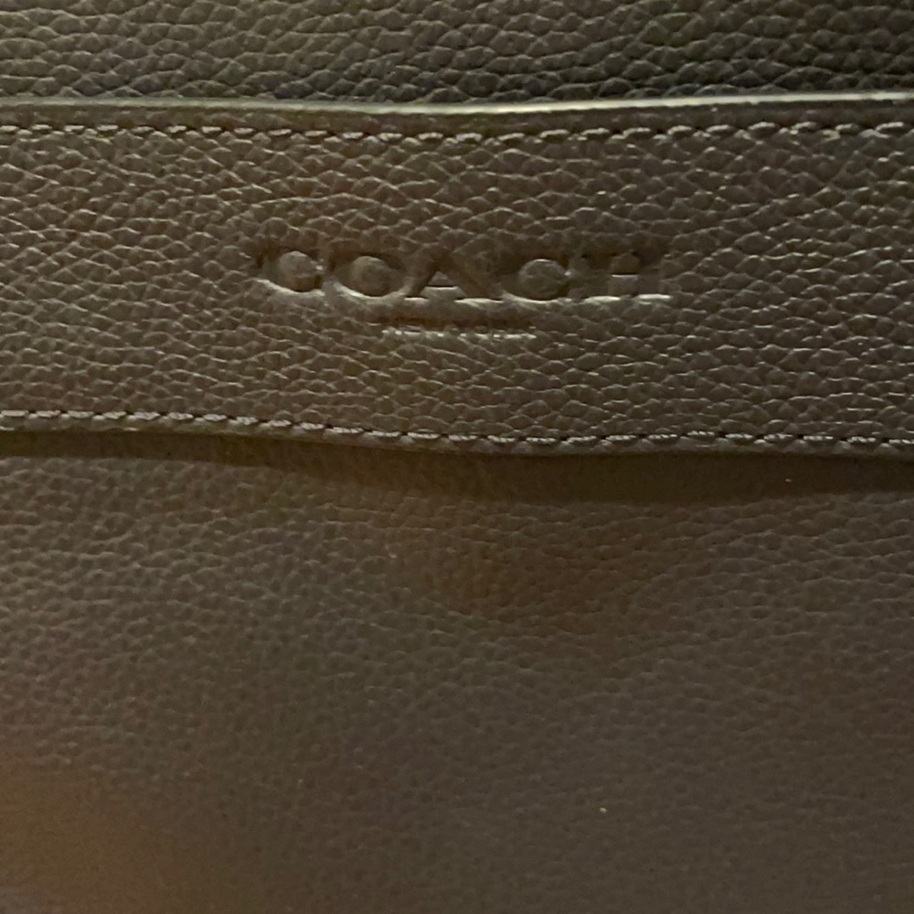 Coach crossbody leather bag